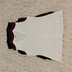 V neck sleeveless jersey shirts bundle